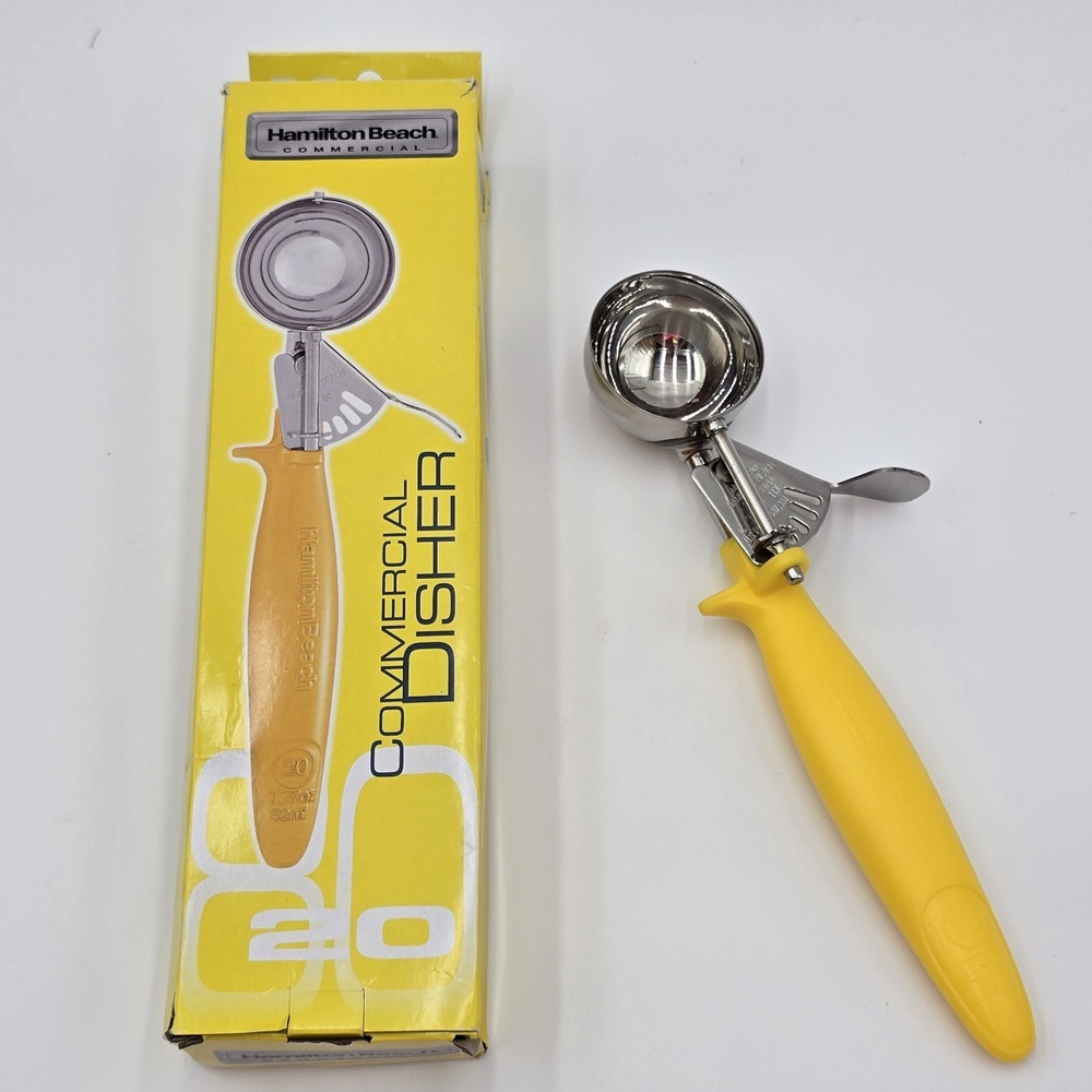 Hamilton‎ Beach Commercial Disher #20  1.7oz 52ml Stainless Steel Scoop...